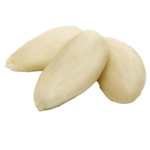 Almendra repelada cruda