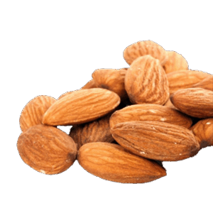 Almendra cruda con piel