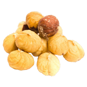 Avellana tostada pelada