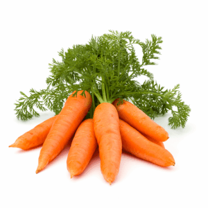 Zanahorias Tiernas en Rama