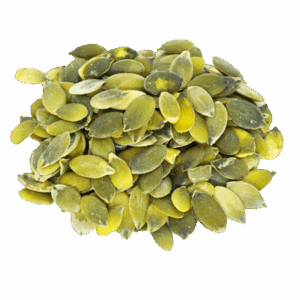 Pipas de calabaza peladas crudas