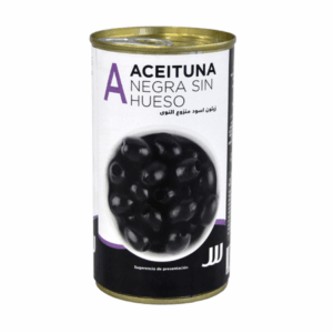 Aceituna negra deshuesada lata 360g