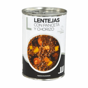 Lentejas con panceta y chorizo 1/2kg